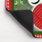 Weihnachtsmann und Schneemann bringen Weihnachten  Mousepad (Ecke)