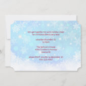 Weihnachtsmann und seine Rentier Silhouette Weihna Einladung (Rückseite)