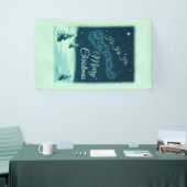 Weihnachtsmann und seine Rentiere Weihnachtsabend Banner (Messeveranstaltung)