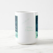 Weihnachtsmann und seine Rentiere Weihnachtsabend Kaffeetasse (Mittel)