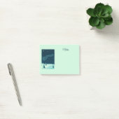 Weihnachtsmann und seine Rentiere Weihnachtsabend Post-it Klebezettel (Büro)