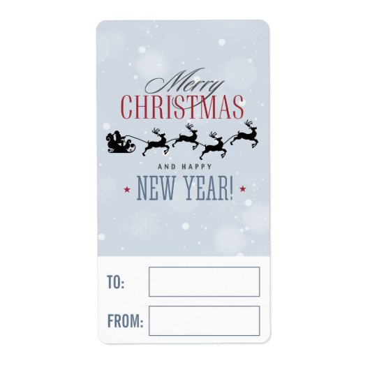 Weihnachtsmann und seine Silhouette "Flying Rentie (Vorne)