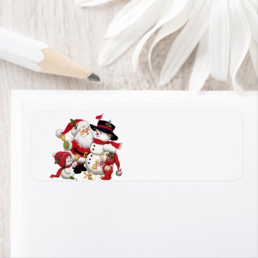 Weihnachtsmann und Snowman (Insitu)