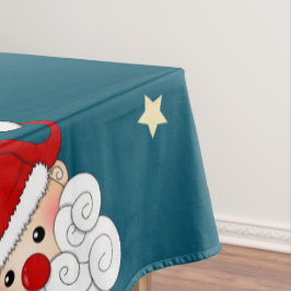 Weihnachtsmann und Stern Tischdecke