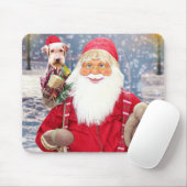 Weihnachtsmann und Weihnachtsgeschenke Airedale Do Mousepad (Mit Mouse)