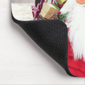 Weihnachtsmann und Weihnachtsgeschenke Französisch Mousepad (Ecke)
