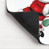 Weihnachtsmann und Zuckerrohr Mousepad (Ecke)