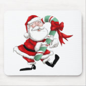 Weihnachtsmann und Zuckerrohr Mousepad (Vorne)