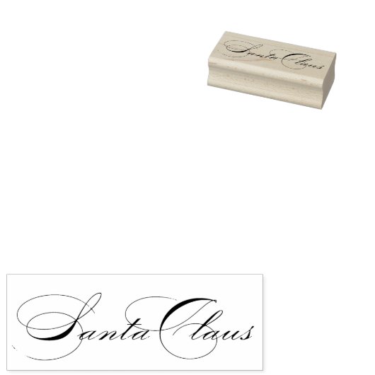 Weihnachtsmann Unterschrift Weihnachten III Gummistempel (Stempel)