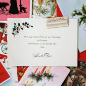 Weihnachtsmann Unterschrift Weihnachten III Gummistempel