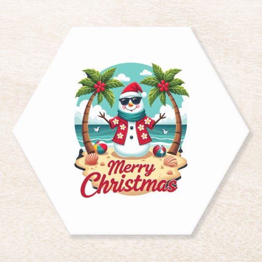 Weihnachtsmann Untersetzer (Vorderseite)