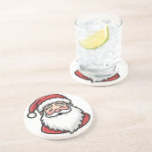 Weihnachtsmann-Untersetzer Getränkeuntersetzer (Seite)