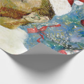 Weihnachtsmann, Van Gogh Geschenkpapier (Ecke)
