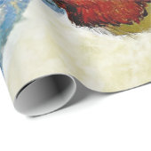 Weihnachtsmann, Van Gogh Geschenkpapier (Rolleneckpunkt)