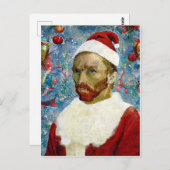 Weihnachtsmann, Van Gogh Postkarte (Vorne/Hinten)