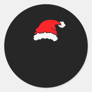 Weihnachtsmann-Vater, Familien-Weihnachts-Papa Män Runder Aufkleber