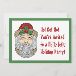 Weihnachtsmann/Vater Weihnachten Einladung
