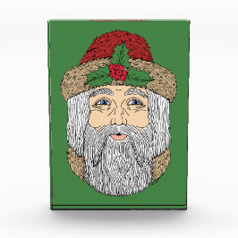 Weihnachtsmann/Vater Weihnachten Fotoblock