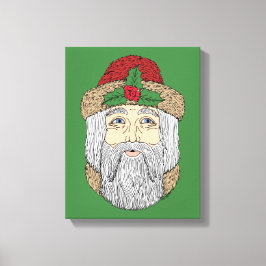 Weihnachtsmann/Vater Weihnachten Leinwanddruck