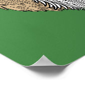 Weihnachtsmann/Vater Weihnachten Poster (Ecke)