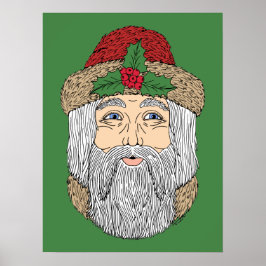Weihnachtsmann/Vater Weihnachten Poster