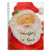 Weihnachtsmann Vater Weihnachten scheußlich oder N Notizblock (Vorderseite)