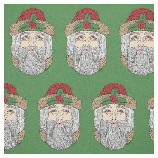 Weihnachtsmann/Vater Weihnachten Stoff (Muster)