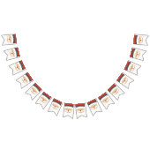 Weihnachtsmann-/Vater-Weihnachten Wimpelkette (Alle)