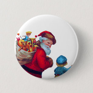 WEIHNACHTSMANN VINTAGE 2 BUTTON