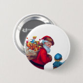 WEIHNACHTSMANN VINTAGE 2 BUTTON (Vorne & Hinten)