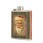 Weihnachtsmann Vintage-Flachmann Flachmann (Links)