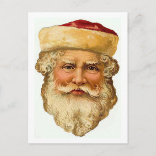 Weihnachtsmann Vintage Karte