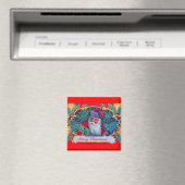 WEIHNACHTSMANN VINTAGE MAGNET (In Situ (Geschirrspüler))