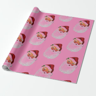 Weihnachtsmann Vintage Retro Weihnachten Niedlich  Geschenkpapier