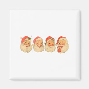 Weihnachtsmann Vintage Süß Fröhlich Frohe Weihnach Magnet