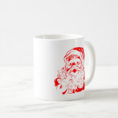 Weihnachtsmann Vintage Weihnachten Kaffeetasse (VorderseiteRechts)