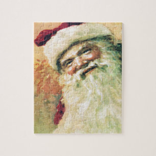 Weihnachtsmann Vintage Weihnachten Puzzle