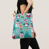 Weihnachtsmann - Vintages Muster Tasche (Von Nahem)