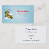 Weihnachtsmann Visitenkarte (Vorne/Hinten)