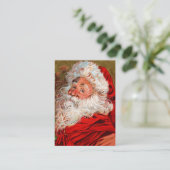 Weihnachtsmann Visitenkarte (Stehend Vorderseite)