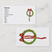 Weihnachtsmann-Visitenkarte Visitenkarte (Vorne/Hinten)