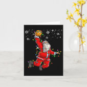 Weihnachtsmann Volleyball Pajama Xmas Mens Karte (Gelbe Blume)