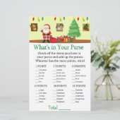 Weihnachtsmann Was ist in deinem Geldbörsenspiel? (Stehend Vorderseite)