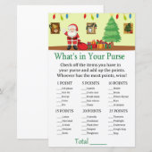 Weihnachtsmann Was ist in deinem Geldbörsenspiel? (Vorne/Hinten)