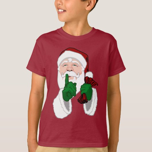 Weihnachtsmann-Wecker-T - Shirt scherzt (Vorderseite)
