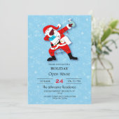 Weihnachtsmann - Weihnachten 2023 Einladung (Stehend Vorderseite)