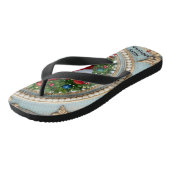 Weihnachtsmann Weihnachten Badesandalen (Schrägansicht)