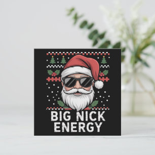 Weihnachtsmann Weihnachten Big Nick Energie Party 