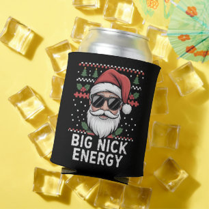 Weihnachtsmann Weihnachten Big Nick Energie-Party  Dosenkühler