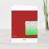 Weihnachtsmann - Weihnachten bildliches Sudoku (Rückseite)